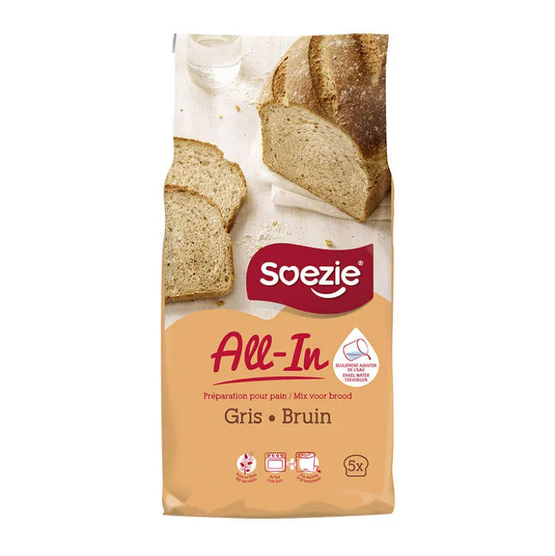 Farine all in pain gris 2.5 kg - SOEZIE