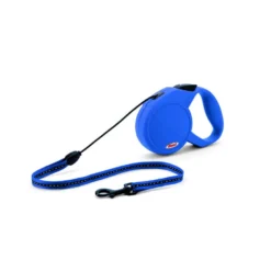 Flexi new classic laisse corde flexi m: 8 m bleu - FLEXI