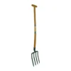 Fourche à bêcher 4 dents emmanchée 90 cm - SAISONS ET JARDINS