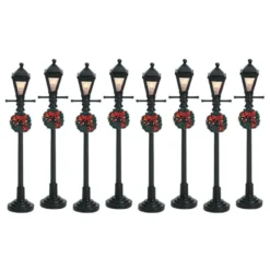 GAS LANTERN STREET LAMP SET OF 8 - LEMAX