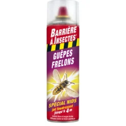 Guepes frelons spécial nids aérosol 500ml - BARRIERE A INSECTES