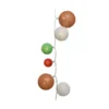 Guirlande boule coton LED 95cm-20l blanc chaud - LUMINEO