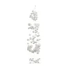 Guirlande flocon de neige 4x135x4cm blanc - DECORIS