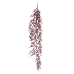Guirlande herbe 23x100-H6 rouge foncé - EDELMAN