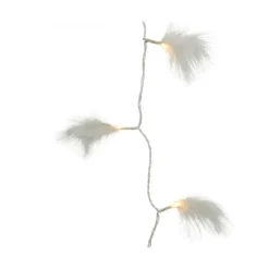 Guirlande lumineuse "Plumes" - 3 m - blanc chaud- LUMINEO