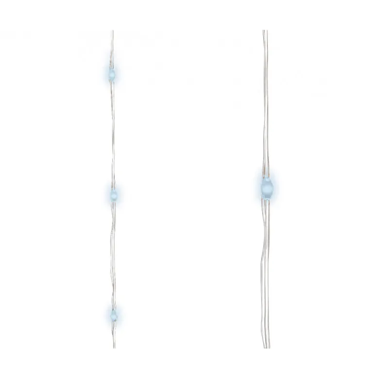 Guirlande microLED 495cm-100l blanc froid - LUMINEO