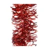 Guirlande scintillante ondulée Ø10x270cm rouge - DECORIS