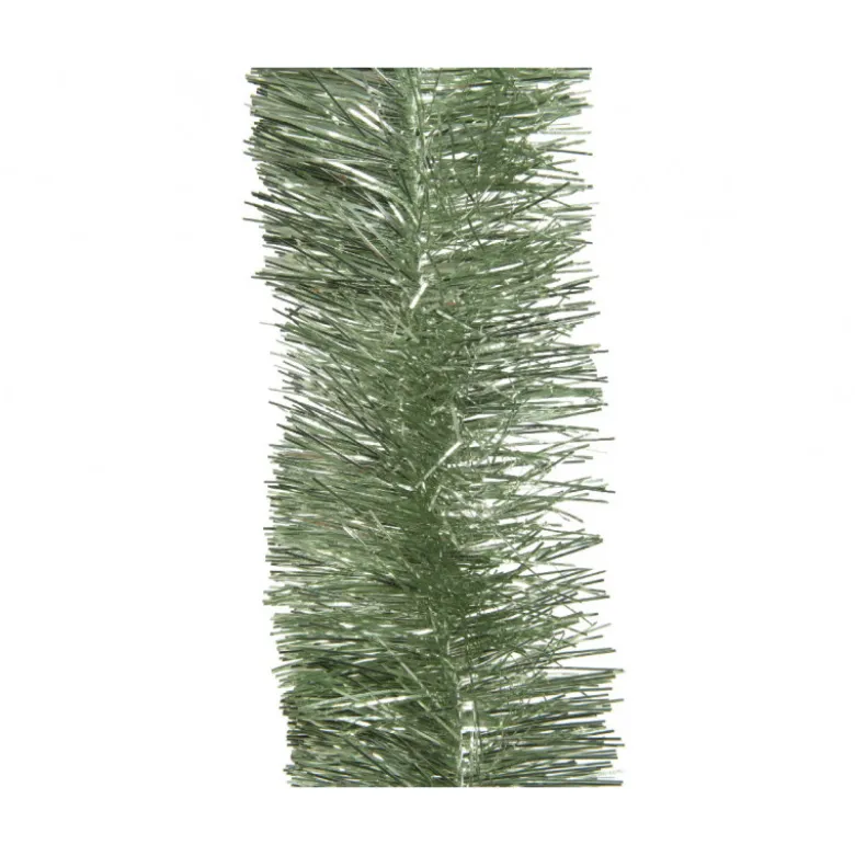 Guirlande scintillante Ø7x270cm vert sauge - DECORIS