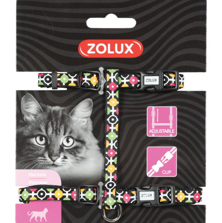 Harnais nylon arrow reglable noir - ZOLUX