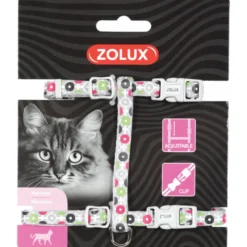 Harnais nylon arrow reglable gris - ZOLUX