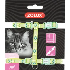 Harnais nylon ethnic reglable vert - ZOLUX