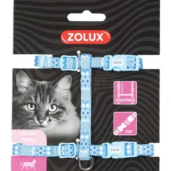 Harnais nylon ethnic reglable bleu - ZOLUX