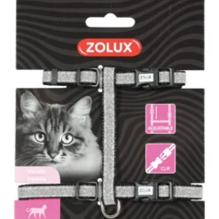 Harnais nylon shiny reglable noir - ZOLUX