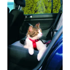 Harnais pour voiture pour chats 20–50cm/15mm rou - TRIXIE