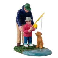 HIS FIRST FISHING LESSON - LEMAX