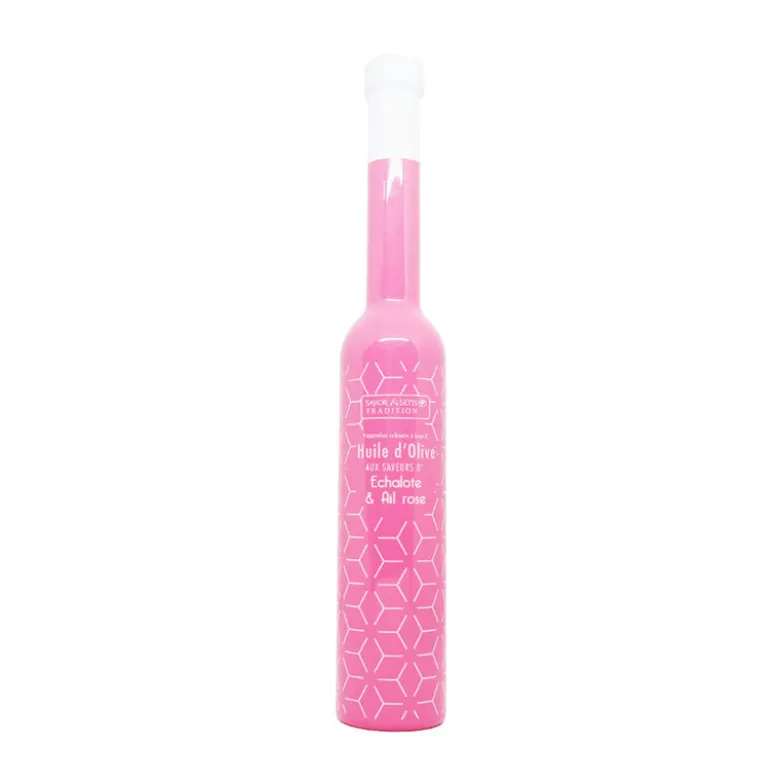 Huile d'Olive saveur Echalote & Ail rose 200g - SAVOR ET SENS