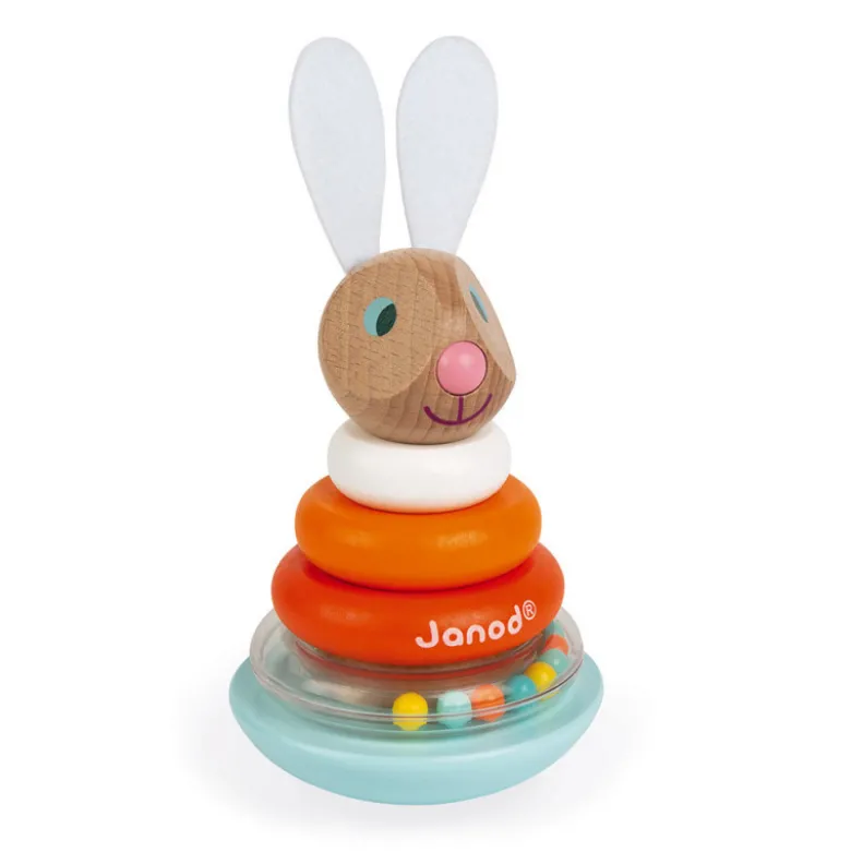 Janod lapin - Empilable culbuto lapin - JANOD