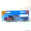 Jeep avec remorque à chevaux - 1:87