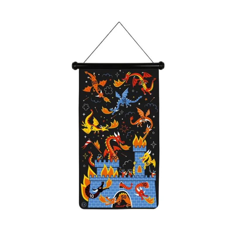 Jeu de fléchettes magnétiques - dragons - JANOD