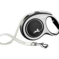 Laisse Flexi new comfort sangle L: 8m noir - TRIXIE