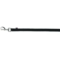 Laisse à pister sangle plate 15m/20mm noir - TRIXIE