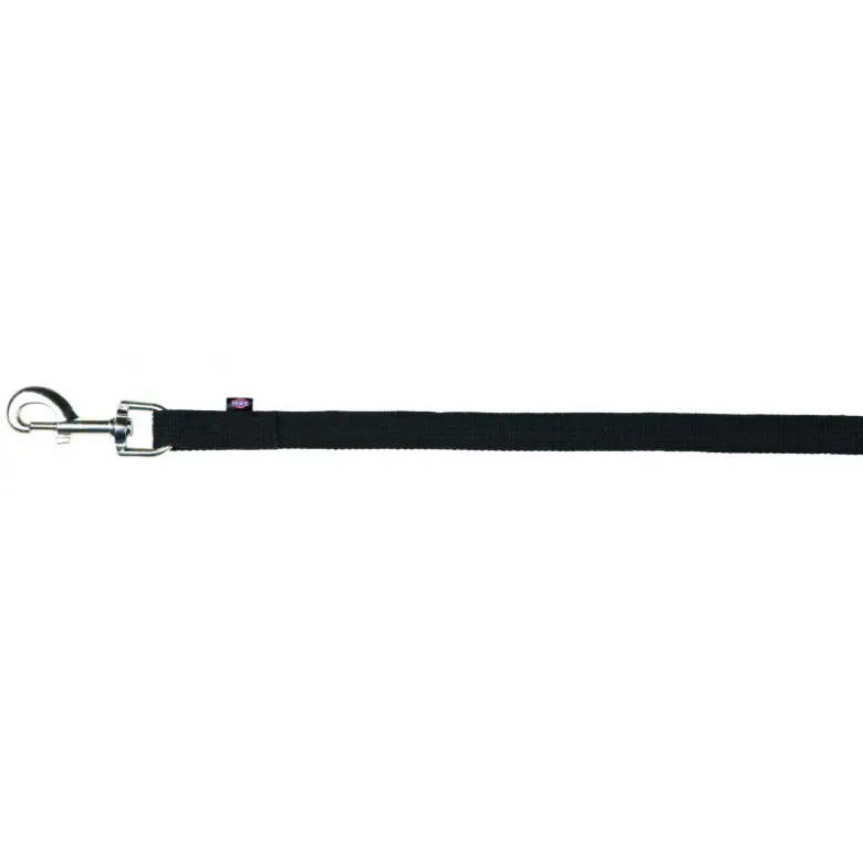 Laisse à pister sangle plate 5m/20mm noir - TRIXIE