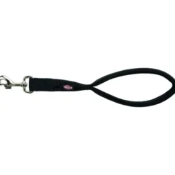 Laisse Premium courte M–XL: 37cm/25mm noir - TRIXIE
