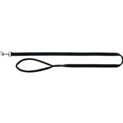 Laisse Premium M–L: 1m/20mm noir - TRIXIE