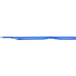 Laisse Premium réglable double L–XL: 2m/25mm ble - TRIXIE