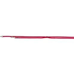 Laisse Premium réglable double XS–S: 2m/15mm rou - TRIXIE