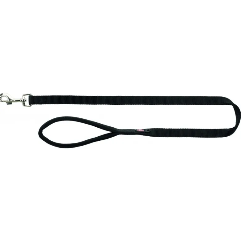 Laisse Premium XS–S: 1.20m/15mm noir - TRIXIE