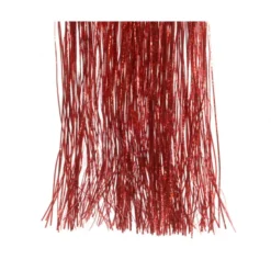 Lametta vinyle ciselé 50x40cm rouge/laser - DECORIS