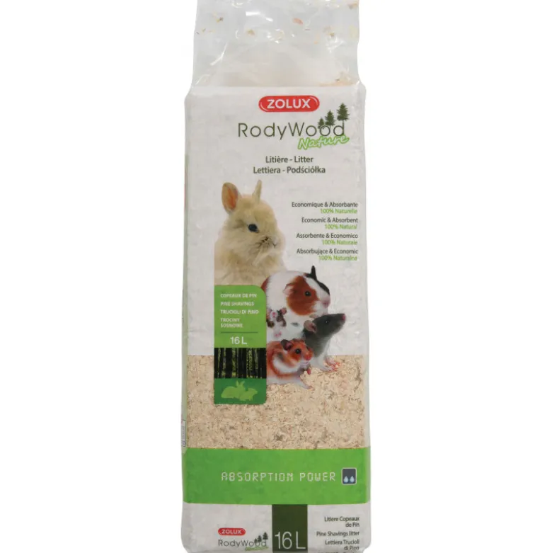 Litière rodywood nature 16l - ZOLUX