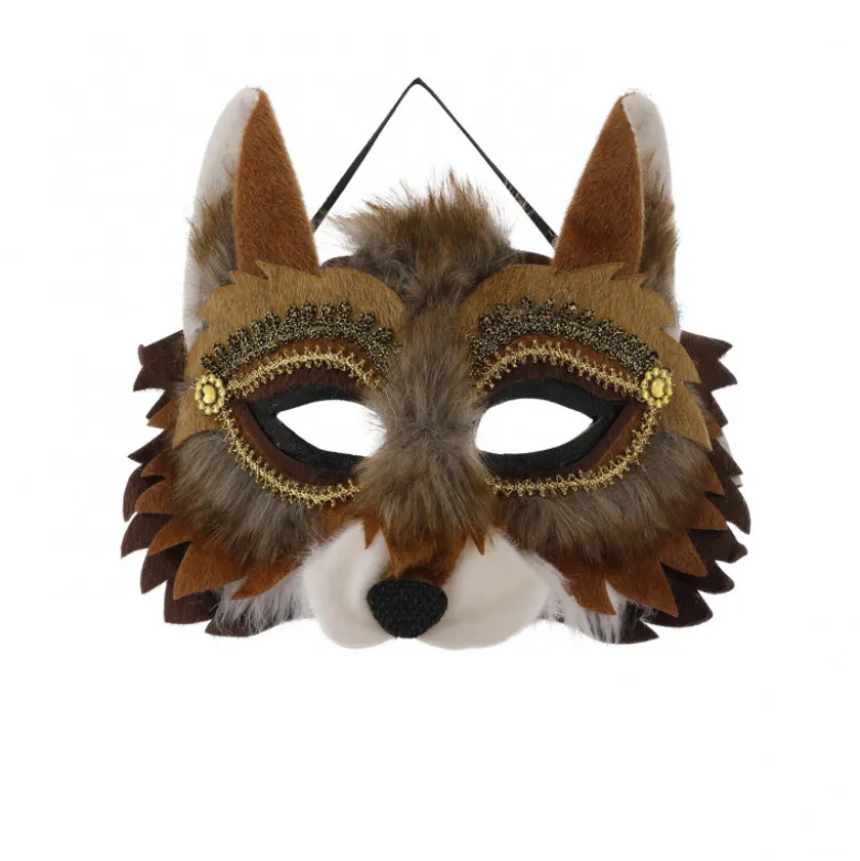 Masque renard 7.5x25.5-H25.5 marron - EDELMAN