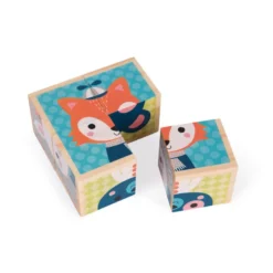 Mes premiers cubes - portraits de la foret - JANOD