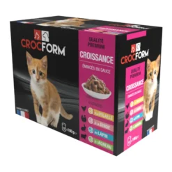Émincés sauce Premium Croissance viande 12x100g - CROCFORM