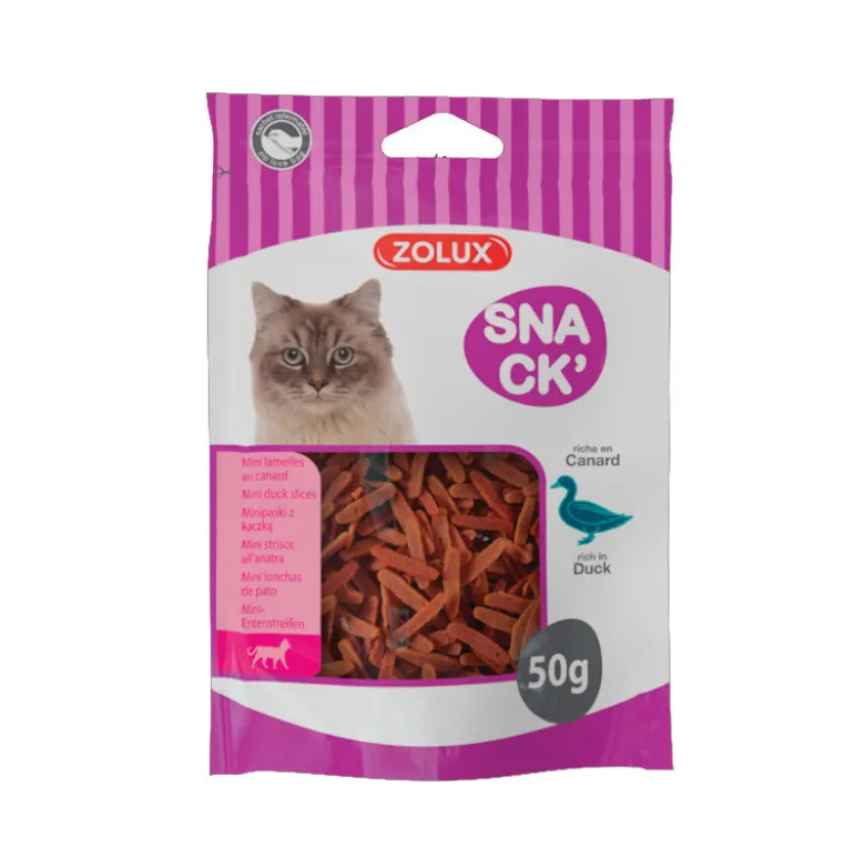 Mini lamelles canard chat 50g - ZOLUX