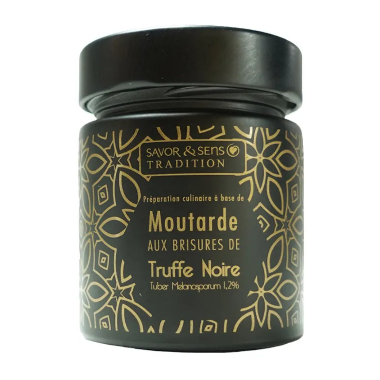 Moutarde aux brisures de truffe noire 130g - SAVOR ET SENS