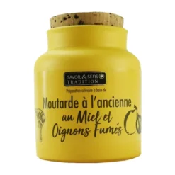 Moutarde à l'ancienne miel et Oignons fumés 110g - SAVOR ET SENS