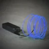 Neon light cordon LED pile 275cm bleu - EDELMAN