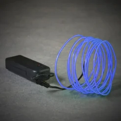Neon light cordon LED pile 275cm bleu - EDELMAN
