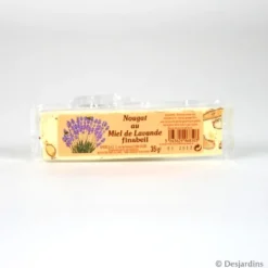Nougat blanc au miel de lavande présentoir 35g - FINABEIL