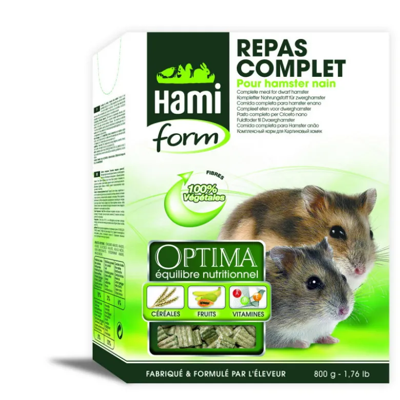 Optima repas complet hamster nain 800g - HAMIFORM