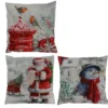 Oreiller Christmas 45x45-H8 rouge - EDELMAN