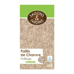 Paillis de chanvre 60 L - SAISONS ET JARDINS