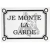 Plaque monte la garde - ZOLUX