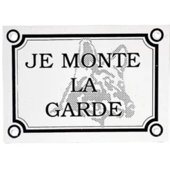 Plaque monte la garde - ZOLUX