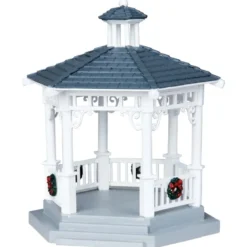 PLASTIC GAZEBO WITH DECORATIONS - LEMAX