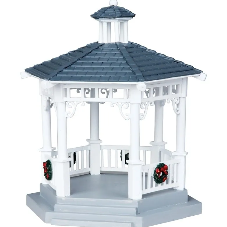 PLASTIC GAZEBO WITH DECORATIONS - LEMAX