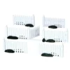 PLASTIC PICKET FENCE SET OF 7 - LEMAX
